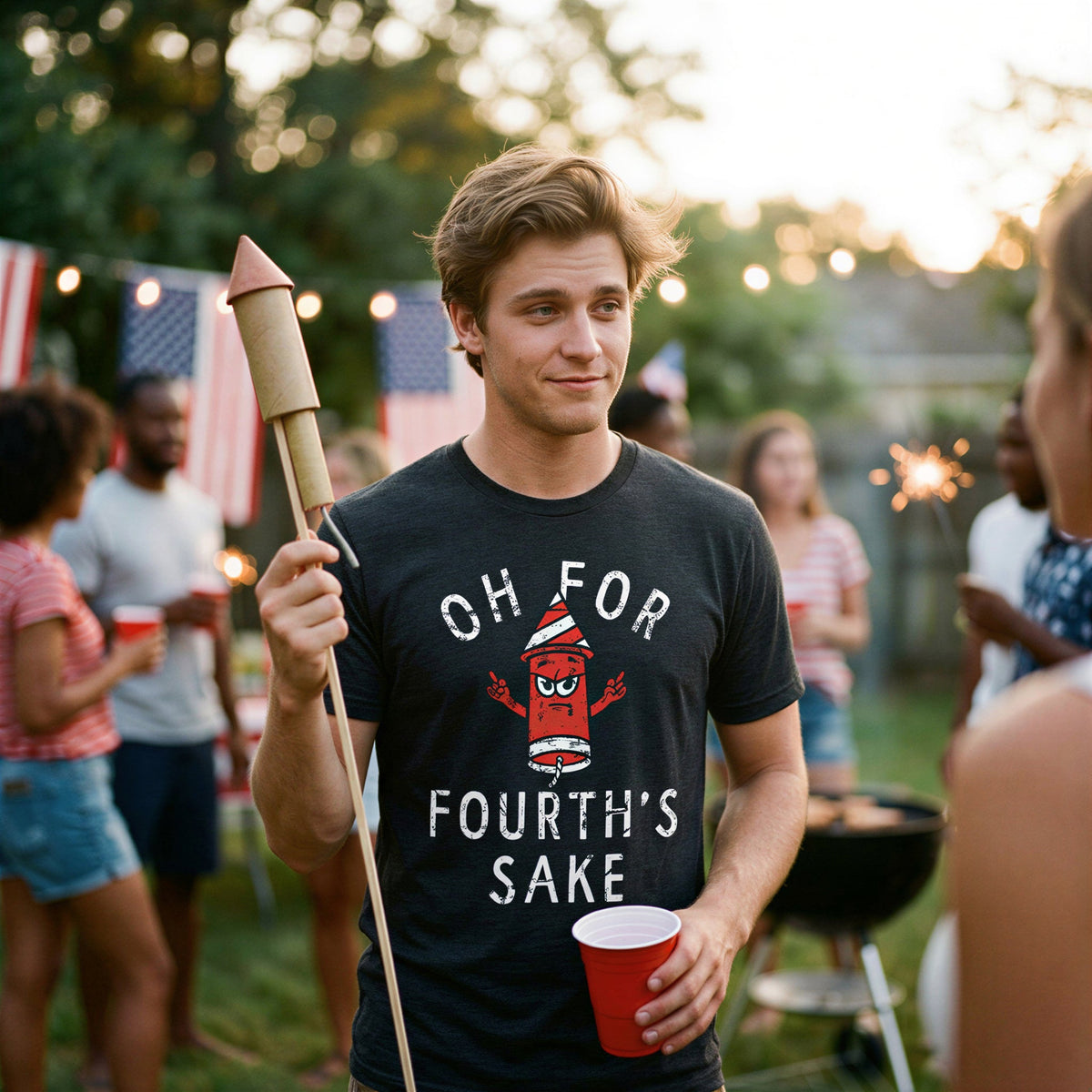 Oh For Fourths Sake Men's T Shirt product image 2