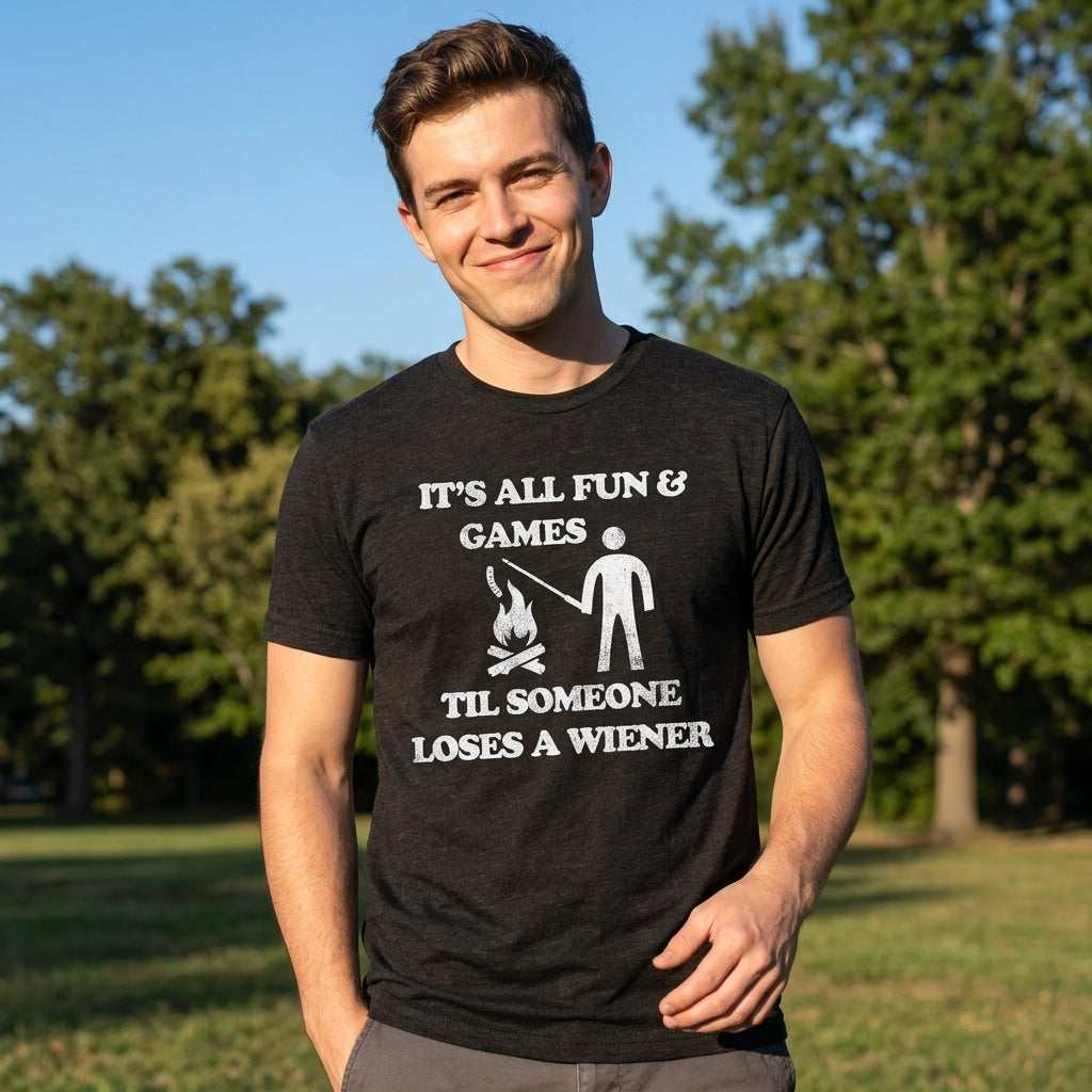 Its All Fun And Games Til Someone Loses A Wiener Men's T product image 2