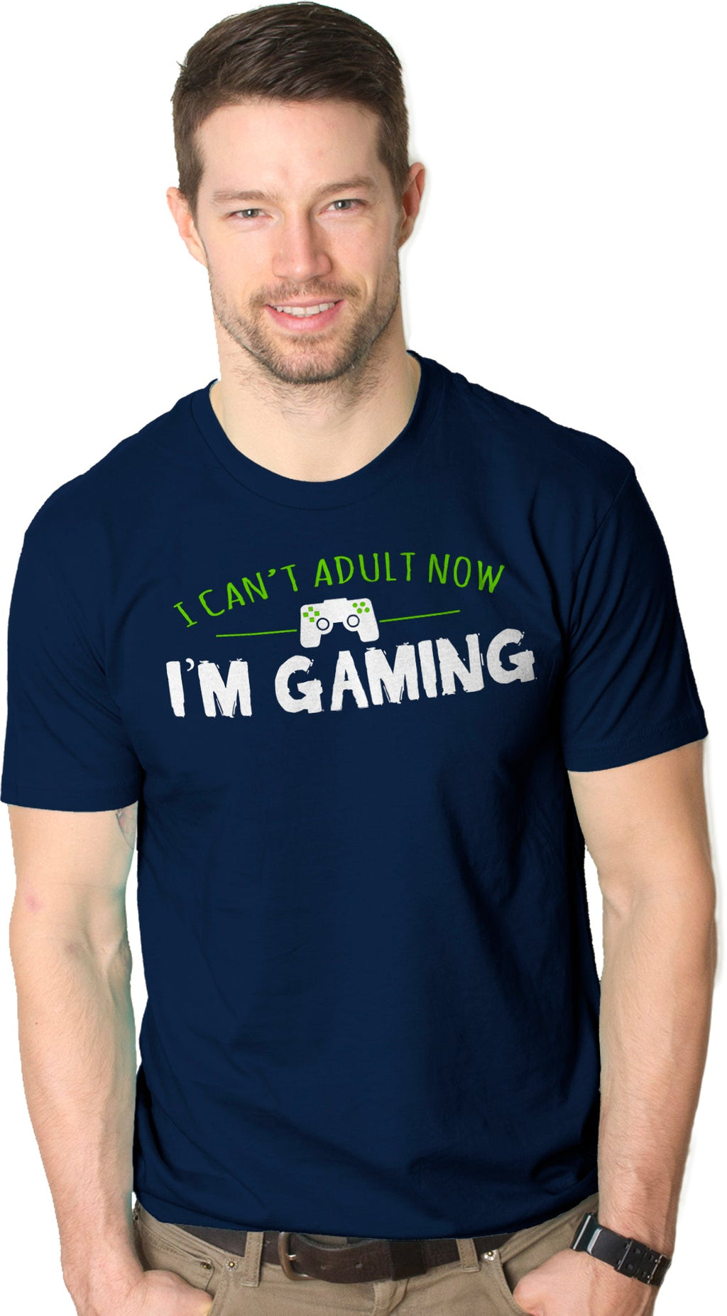 I Can't Adult Now I'm Gaming Men's T Shirt product image 6