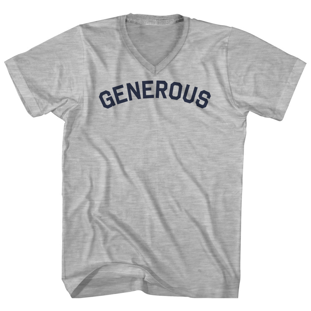 Generous Men's Cotton V-neck T-shirt product image 1