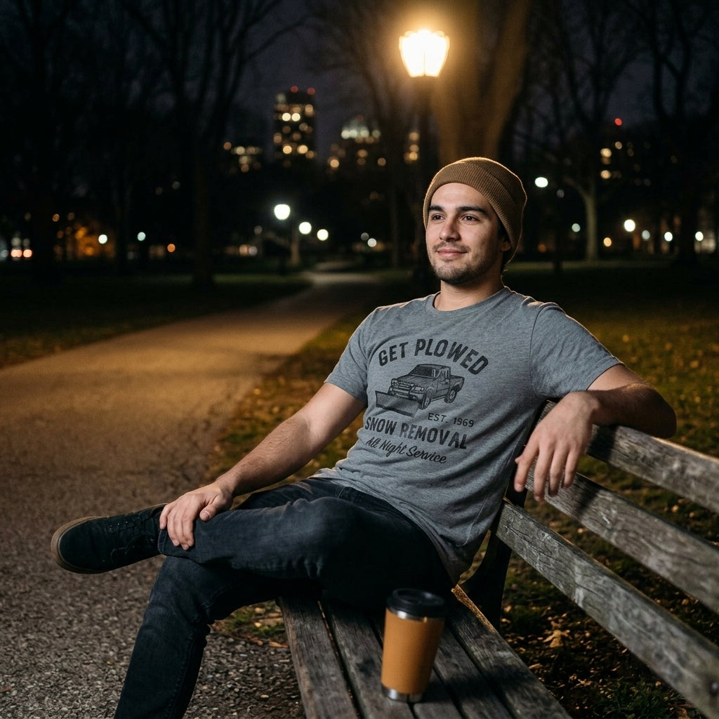 Get Plowed Snow Removal Men's T Shirt product image 2
