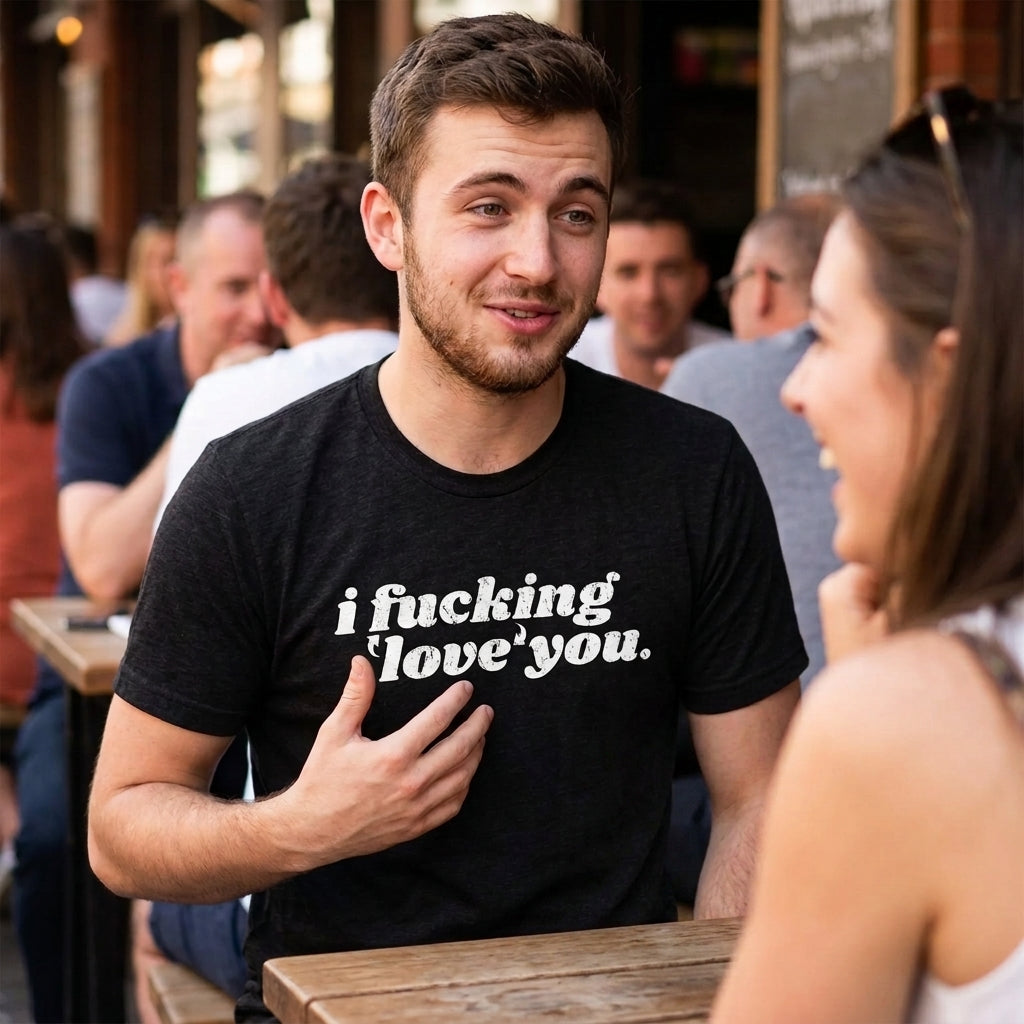 I Fucking Love You Men's T Shirt product image 2