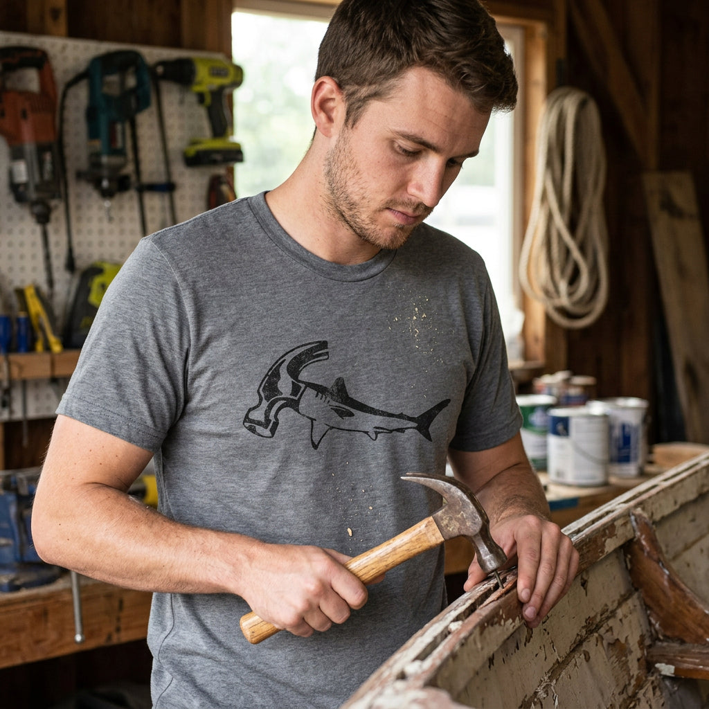 Hammer Head Shark Men's T Shirt product image 2