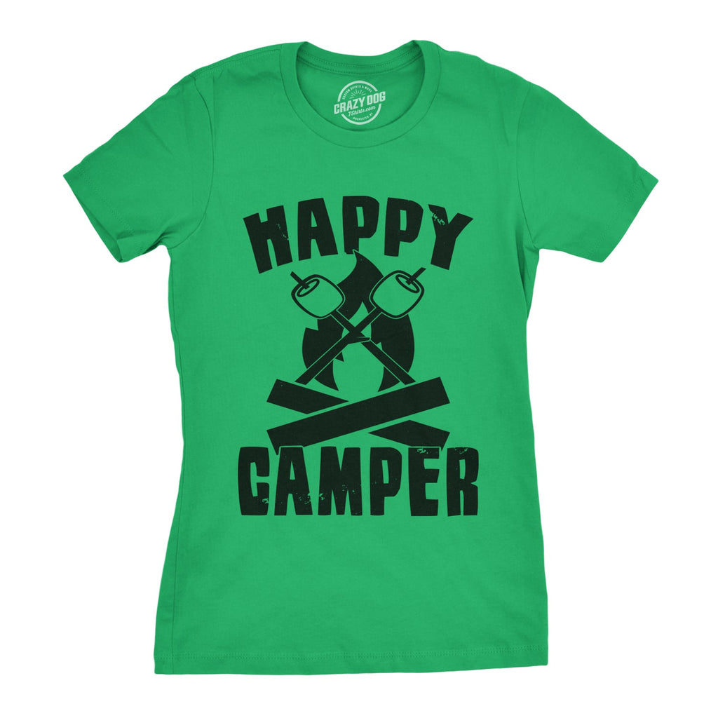 Happy Camper Womens Tee T Shirt product image 5