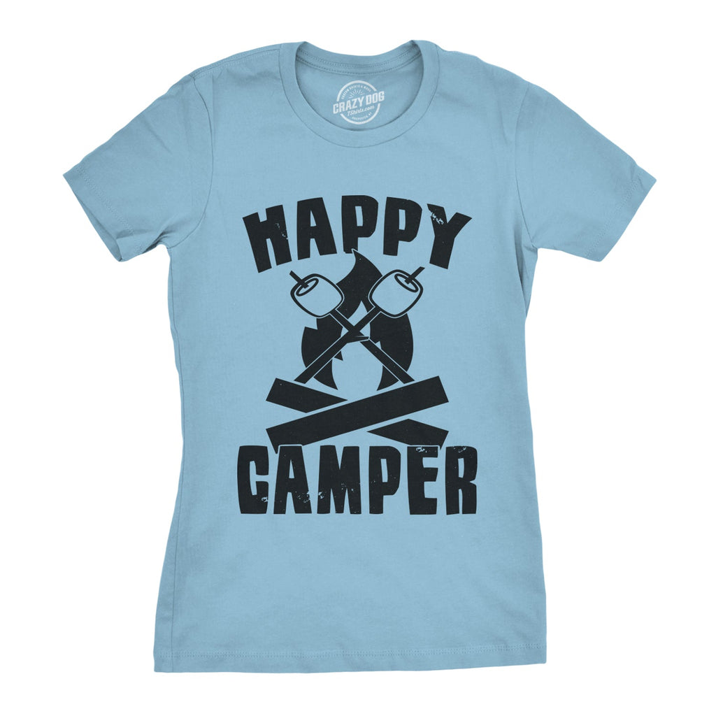Happy Camper Womens Tee T Shirt product image 4