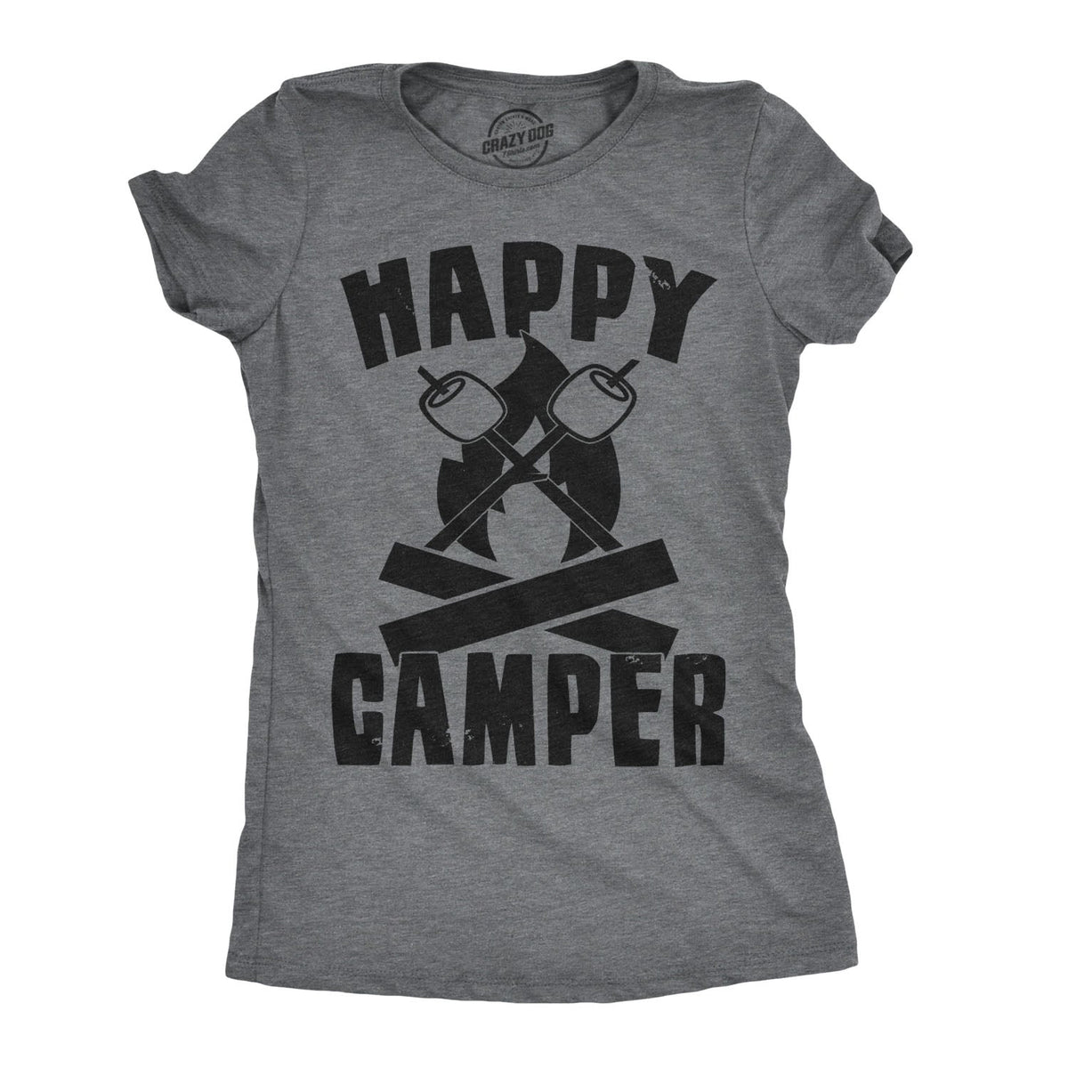 Happy Camper Womens Tee T Shirt product image 1