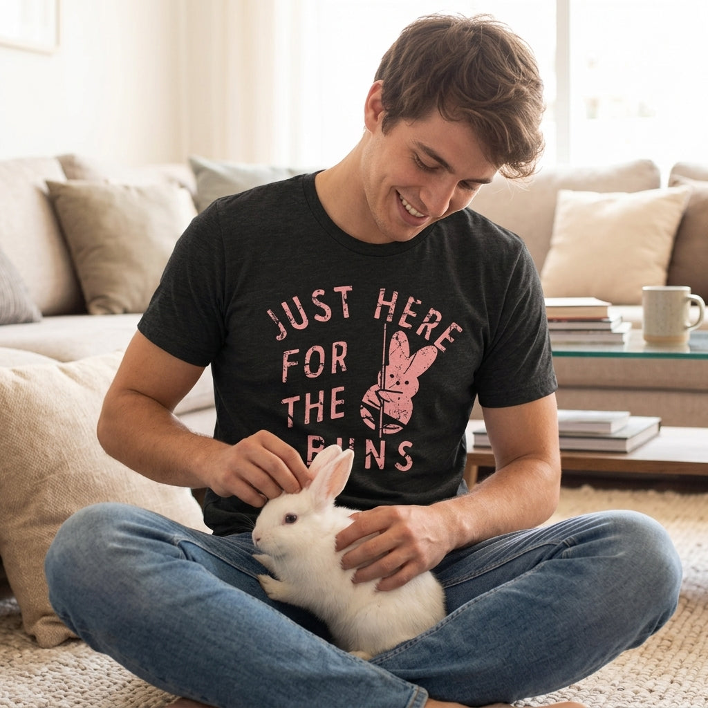 Just Here For The Buns Men's T Shirt product image 4