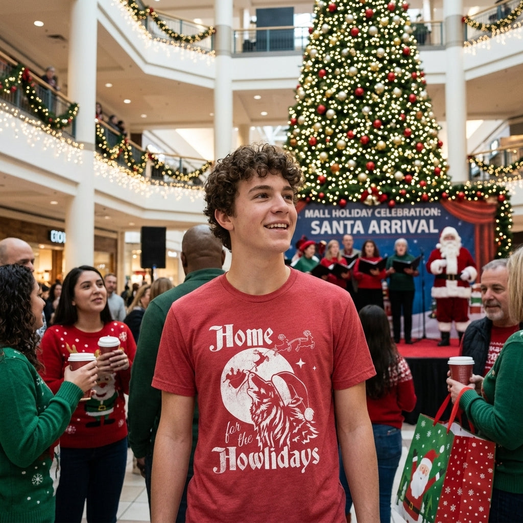 Home For The Howlidays Men's T Shirt product image 2