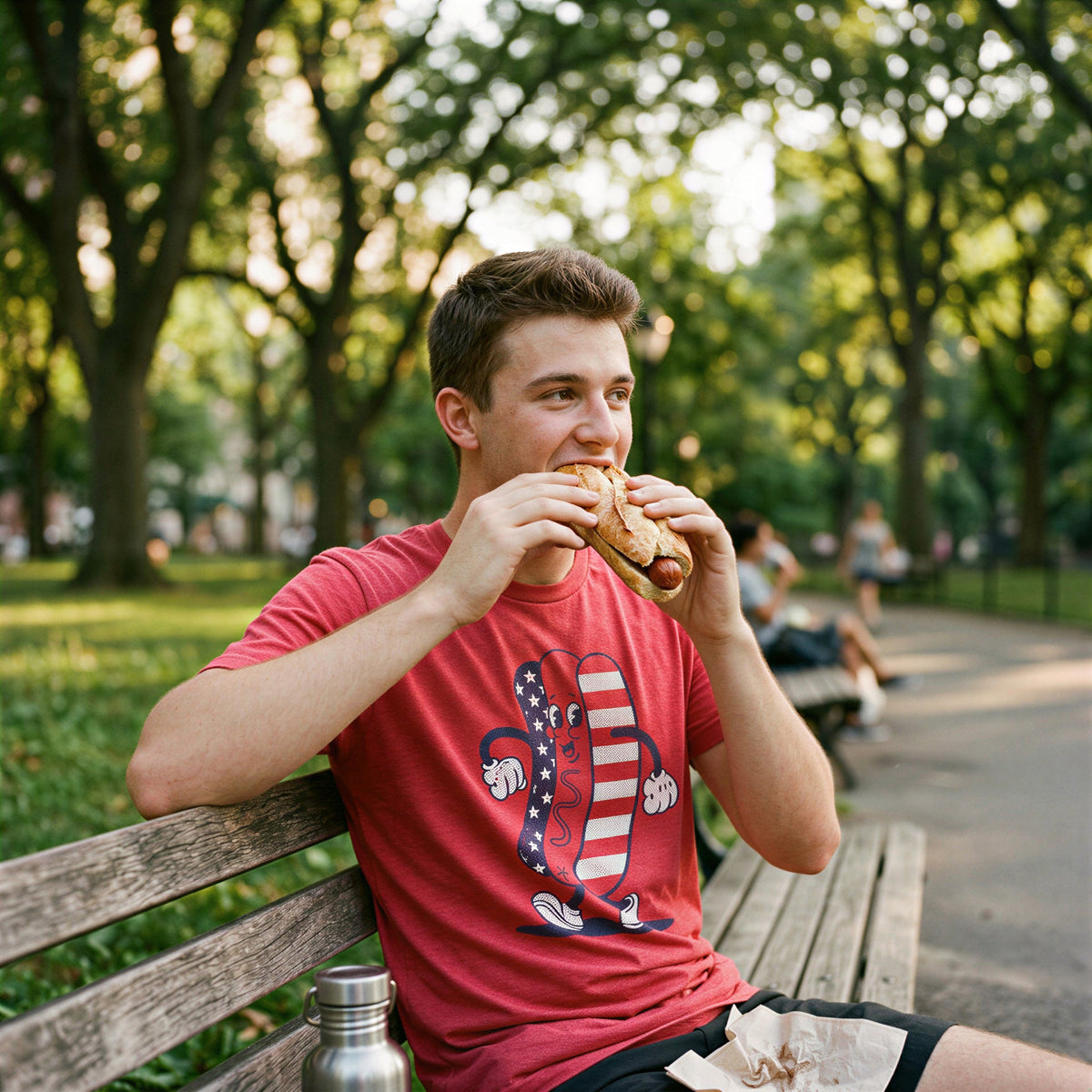 Fourth Of July Hotdog Men's T Shirt product image 4