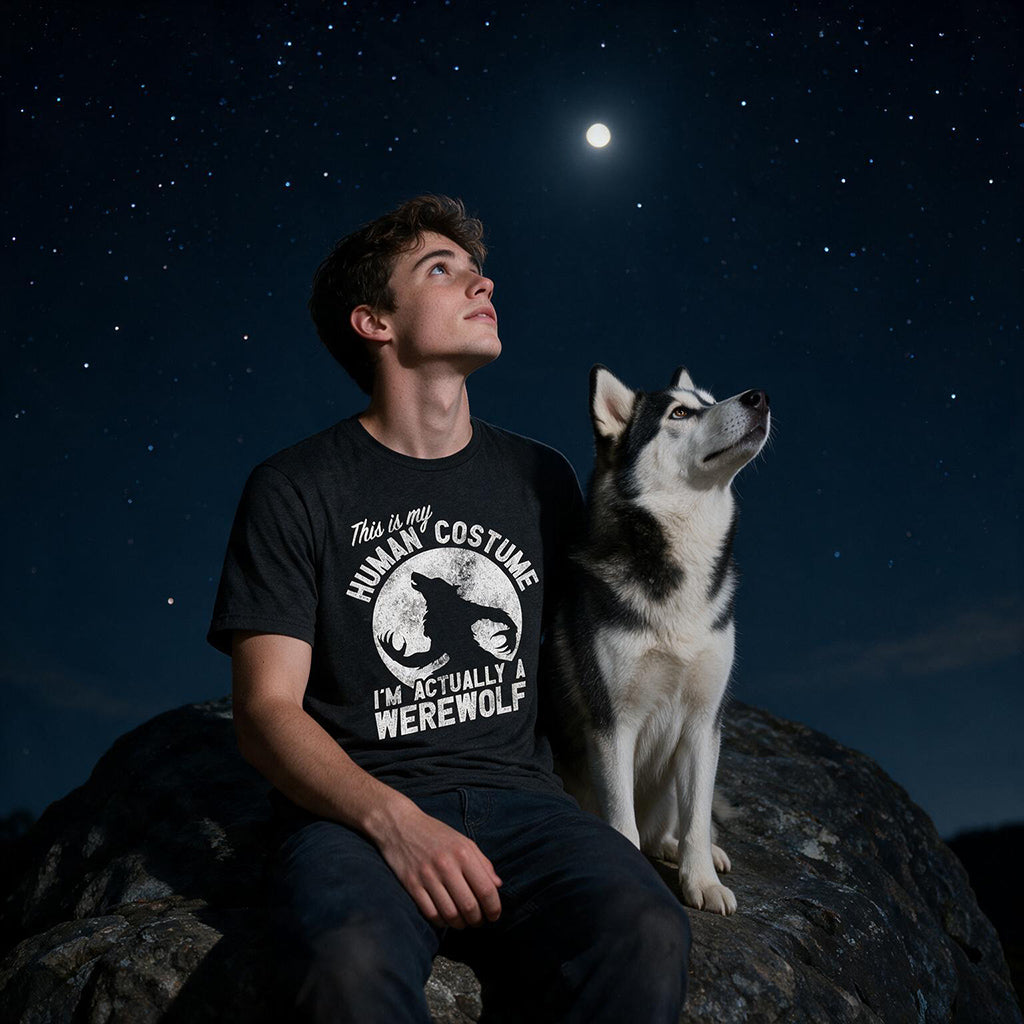 This Is My Human Costume Im Actually A Werewolf Men's T product image 2