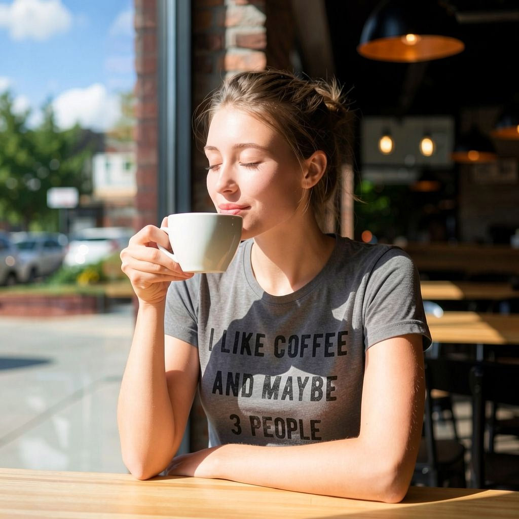 I Like Coffee And Maybe 3 People Women's T Shirt product image 16