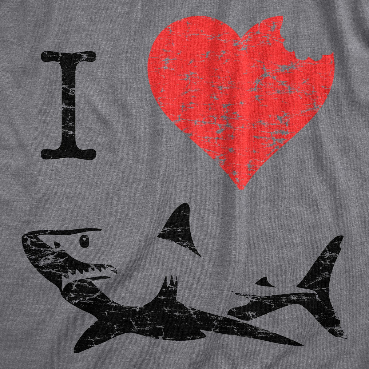 I Love Sharks Men's T Shirt product image 3