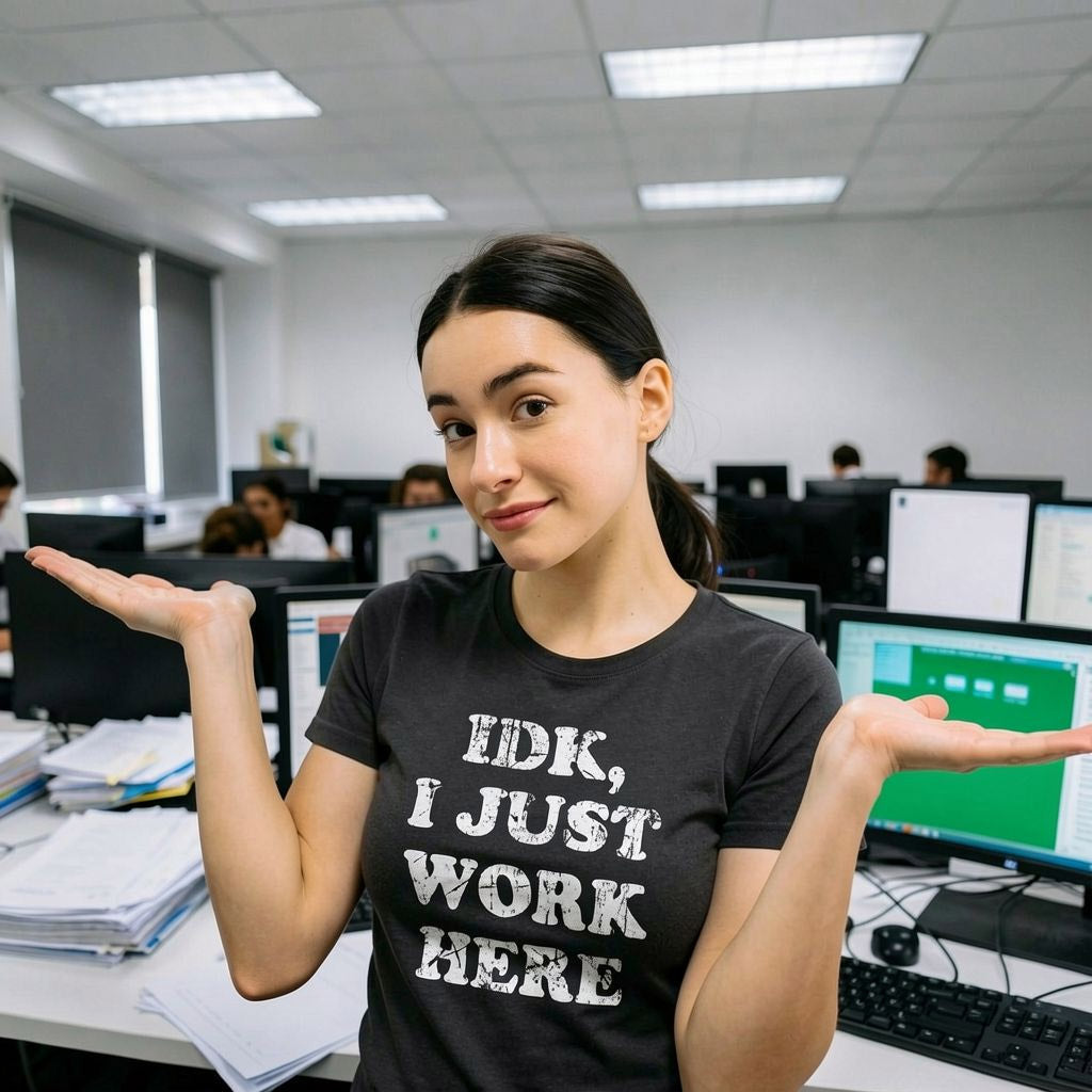 IDK I Just Work Here Women's T Shirt product image 2