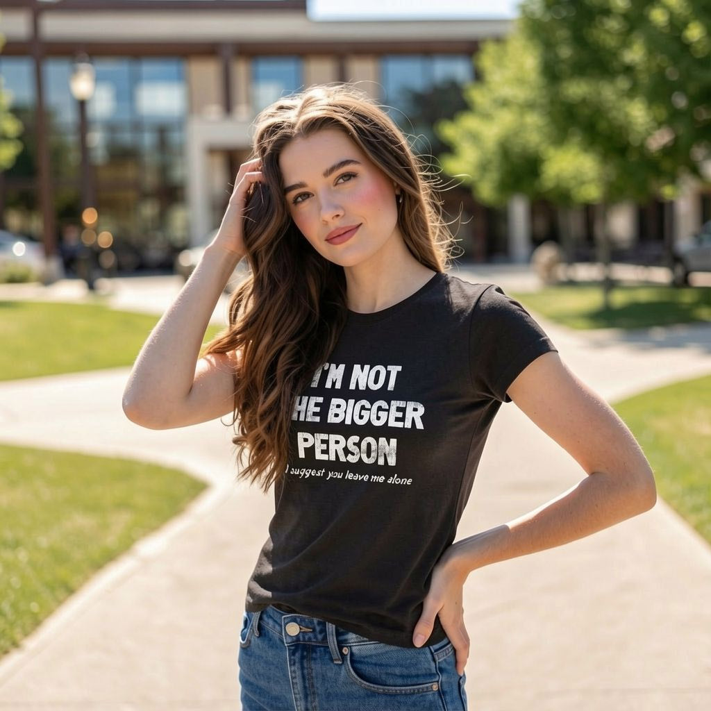 Im Not The Bigger Person Women's T Shirt product image 2
