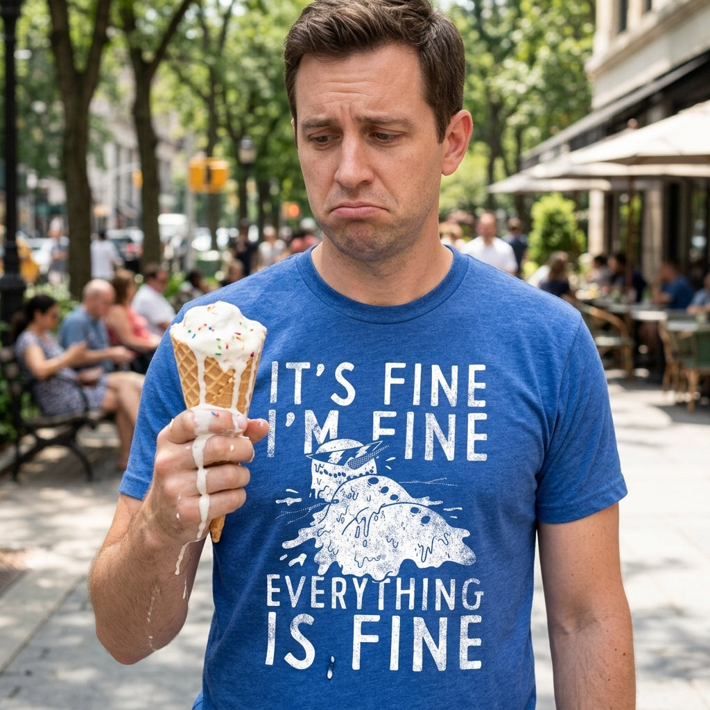 Its Fine Im Everything Is Men's T Shirt product image 2