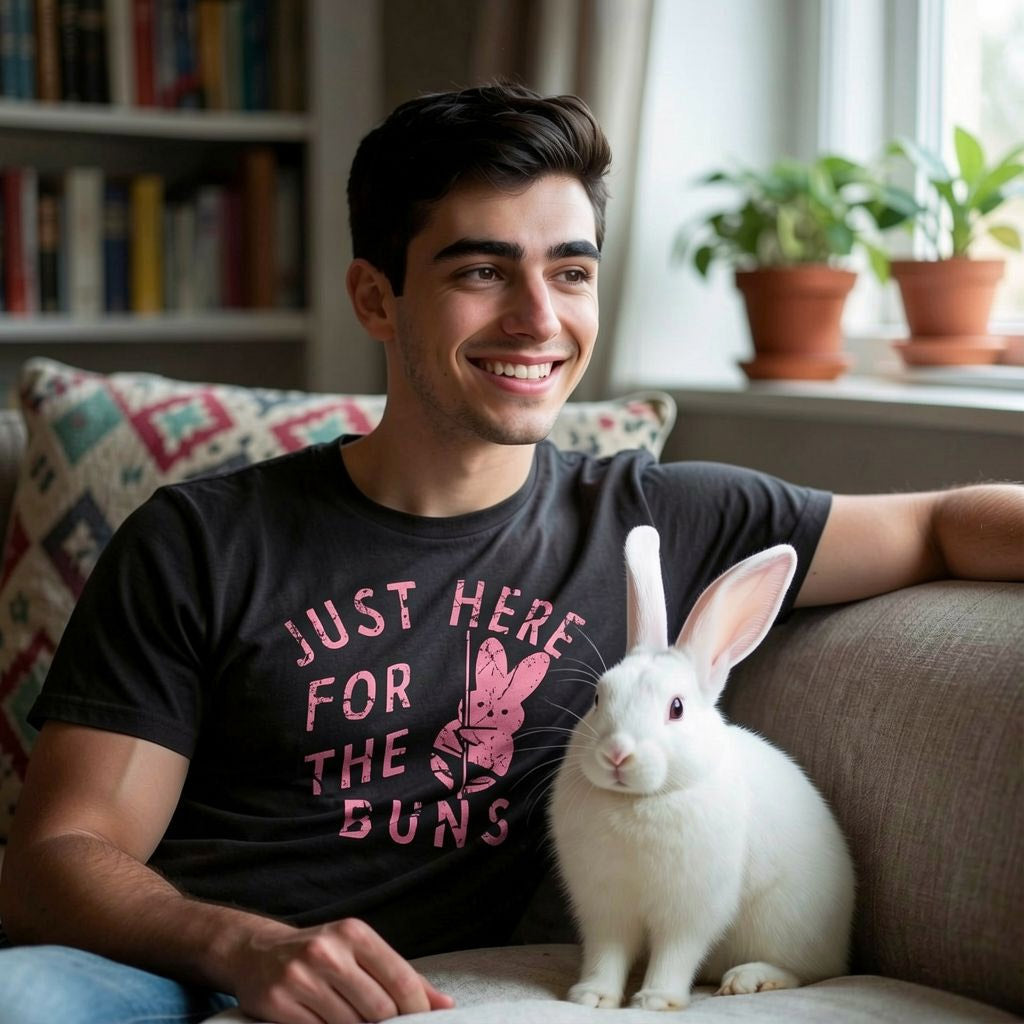 Just Here For The Buns Men's T Shirt product image 2
