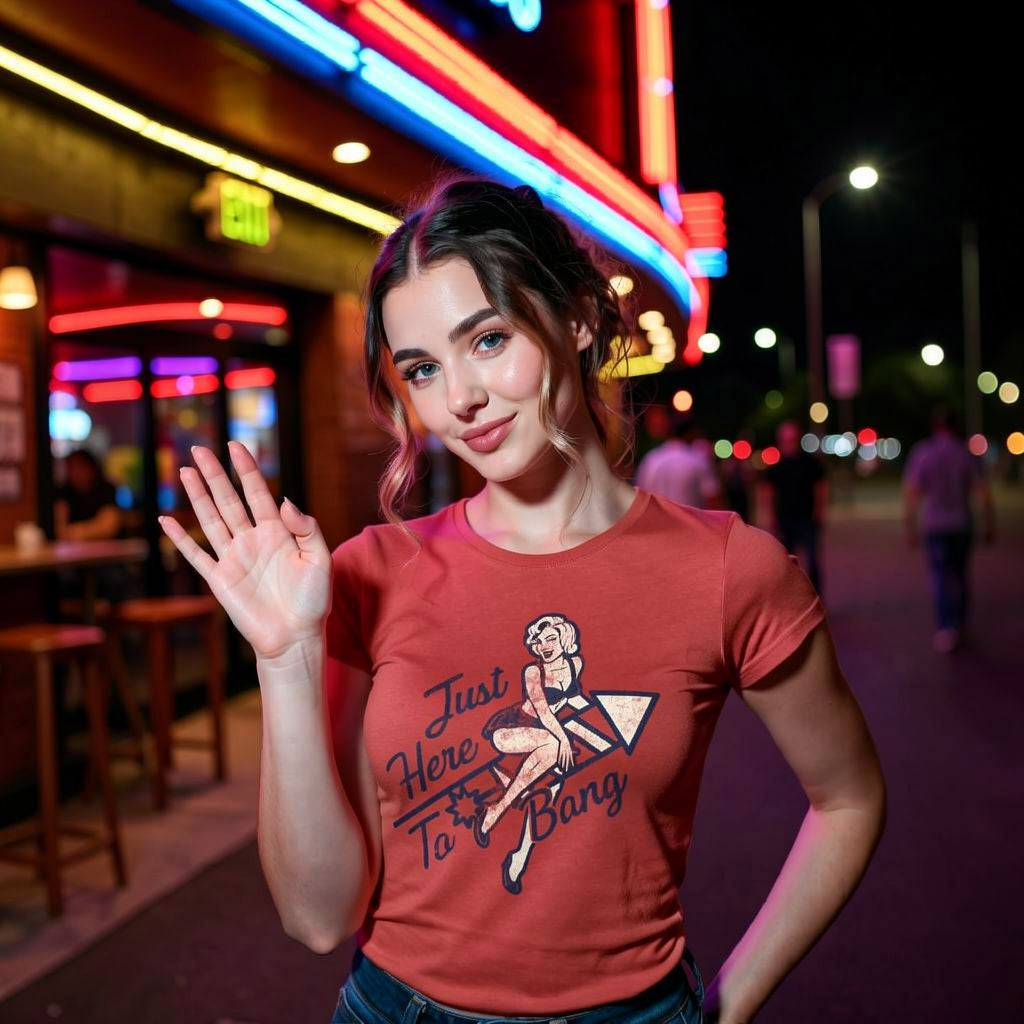 Here To Bang Women's T Shirt product image 2