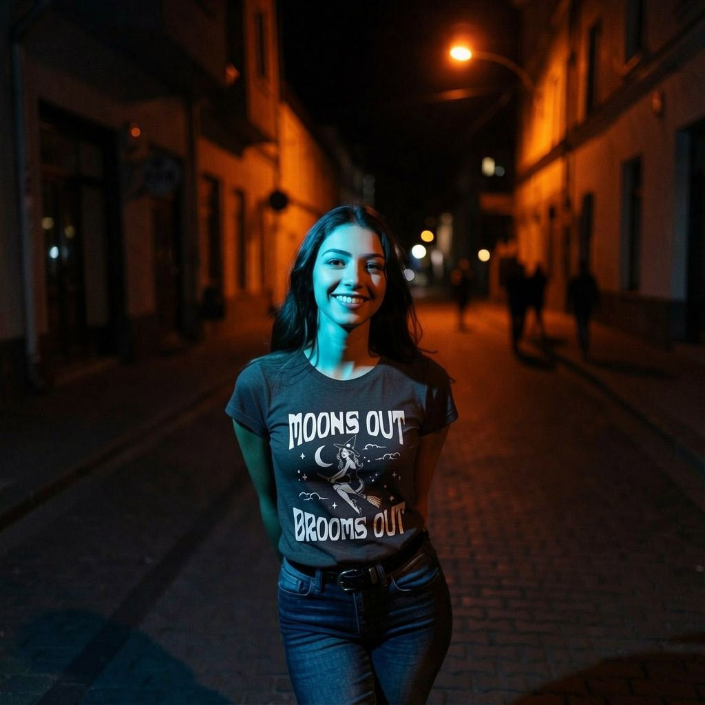 Moons Out Brooms Women's T Shirt product image 2