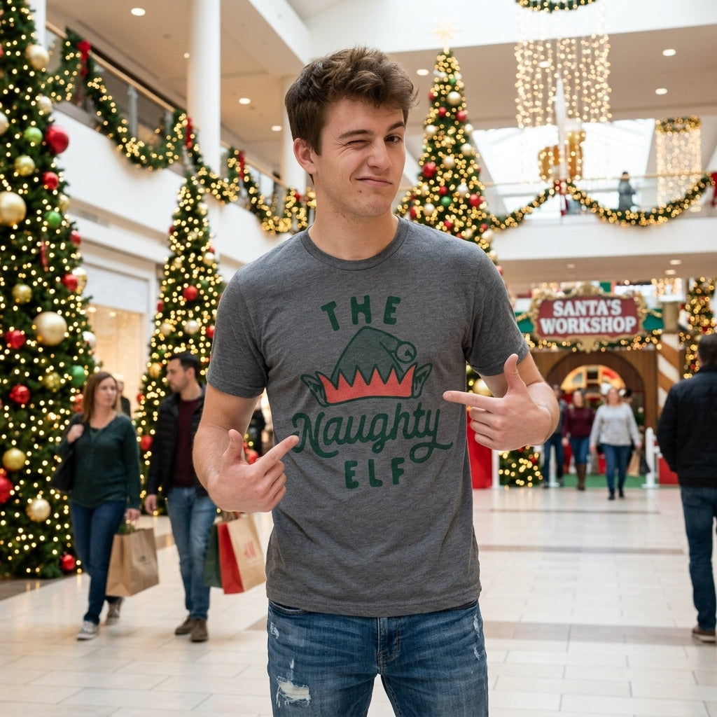The Naughty Elf Men's T Shirt product image 2