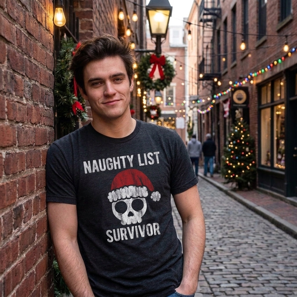 Naughty List Survivor Men's T Shirt product image 2