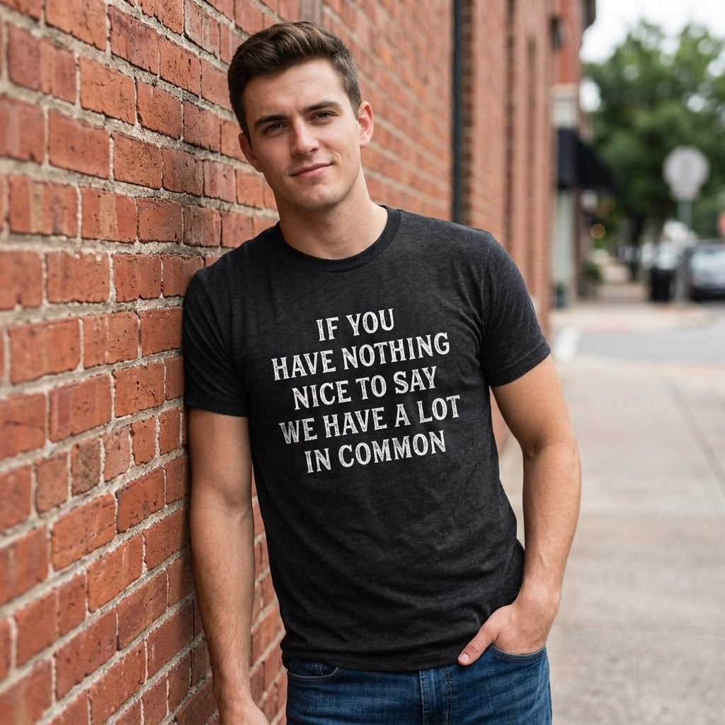 If You Have Nothing Nice To Say We A Lot In Common Men's T product image 2