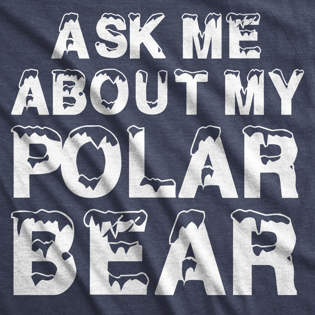 Ask Me About My Polar Bear Flip Youth T Shirt product image 4