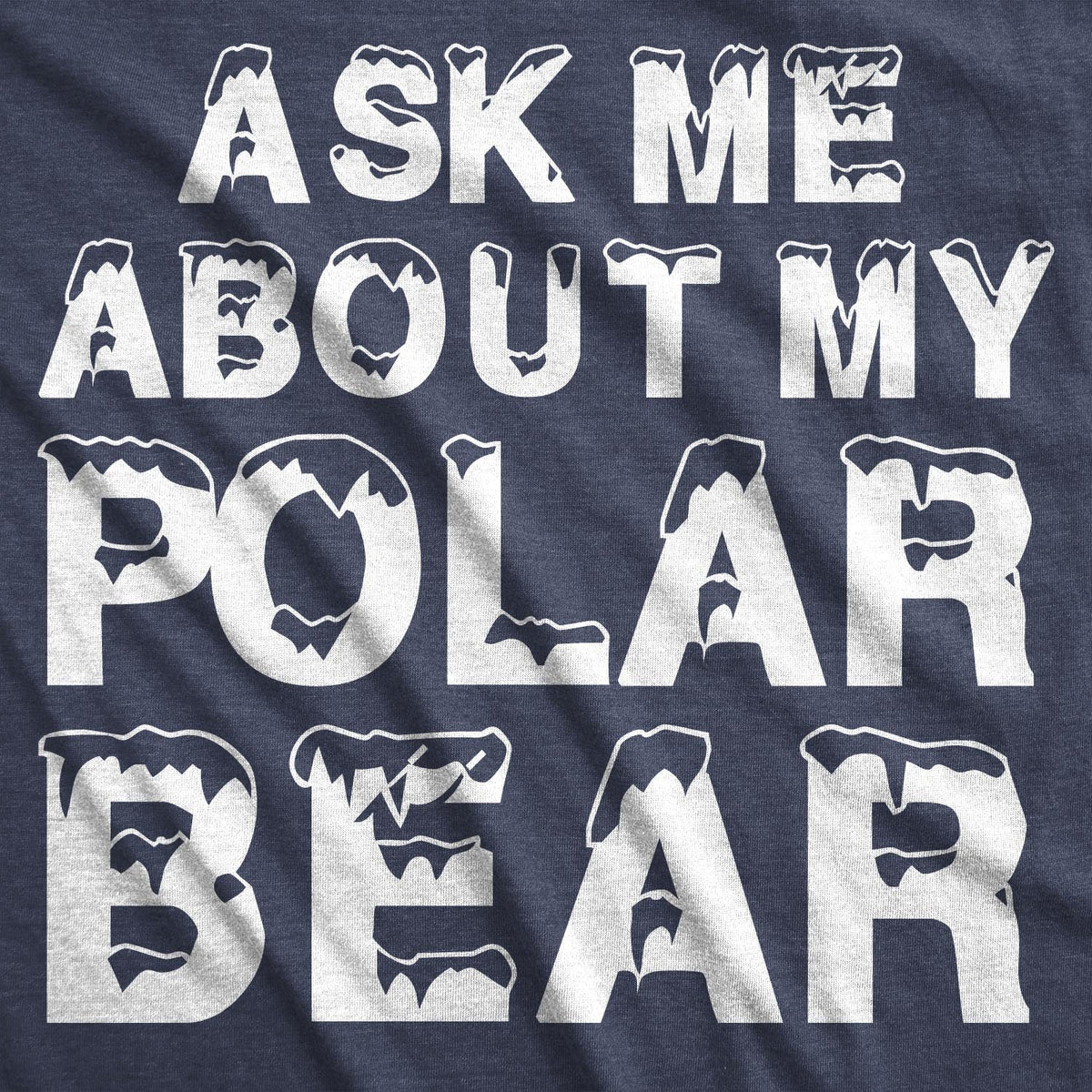 Ask Me About My Polar Bear Flip Youth T Shirt product image 4