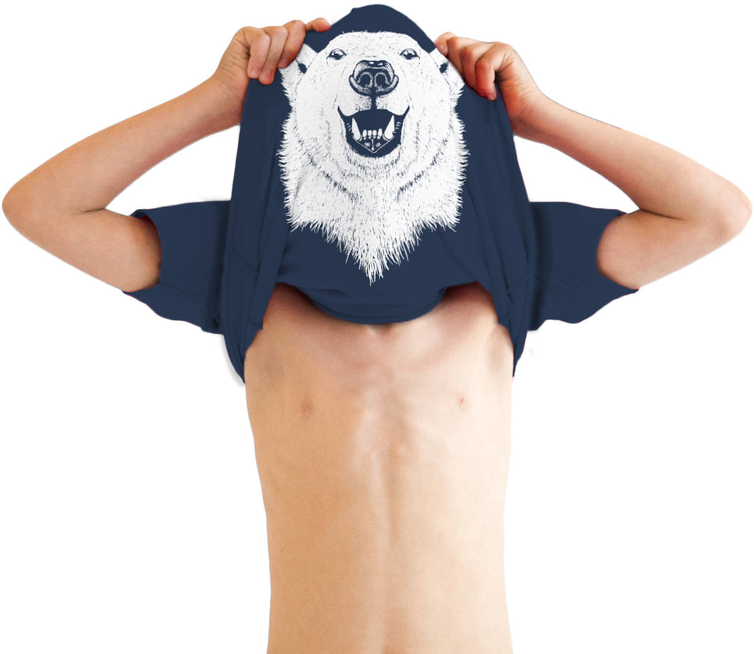 Ask Me About My Polar Bear Flip Youth T Shirt product image 1