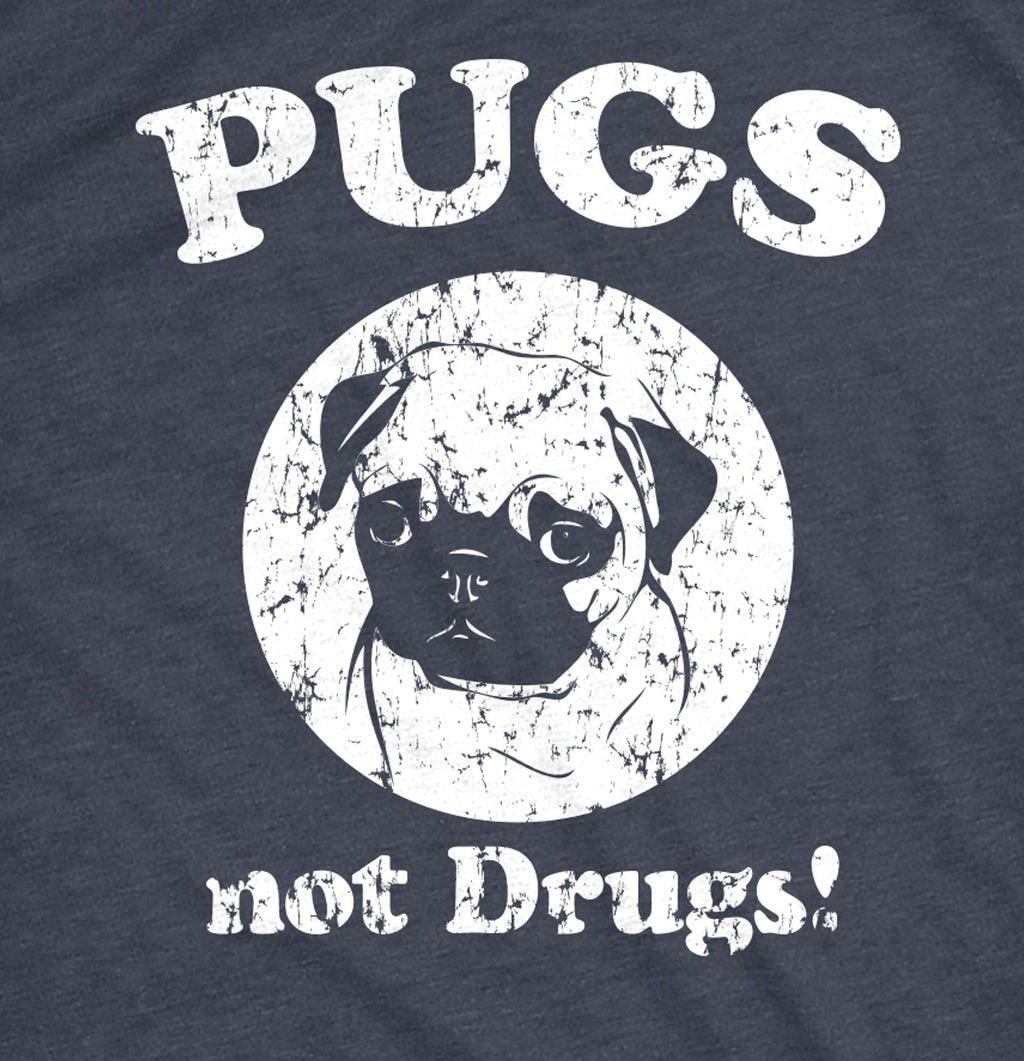 Pugs Not Drugs Men's T Shirt product image 2