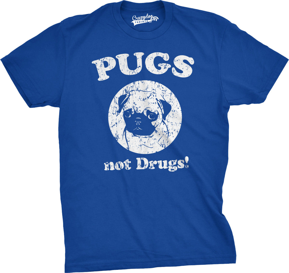 Pugs Not Drugs Men's T Shirt product image 6