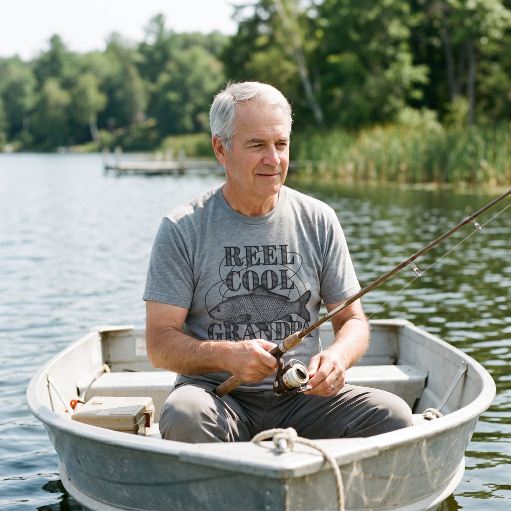 Reel Cool Grandpa Men's T Shirt product image 5