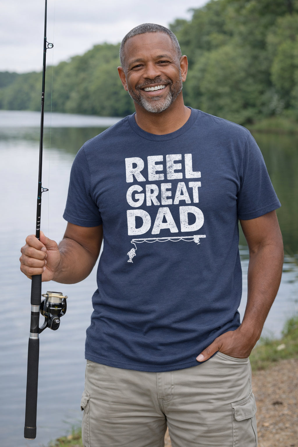 Reel Great Dad Men's T Shirt product image 2