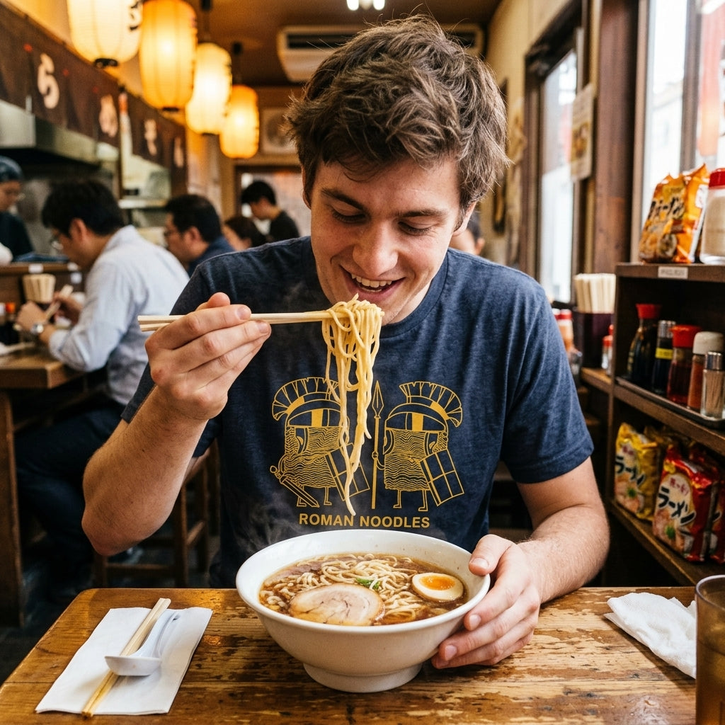 Roman Noodles Men's T Shirt product image 2