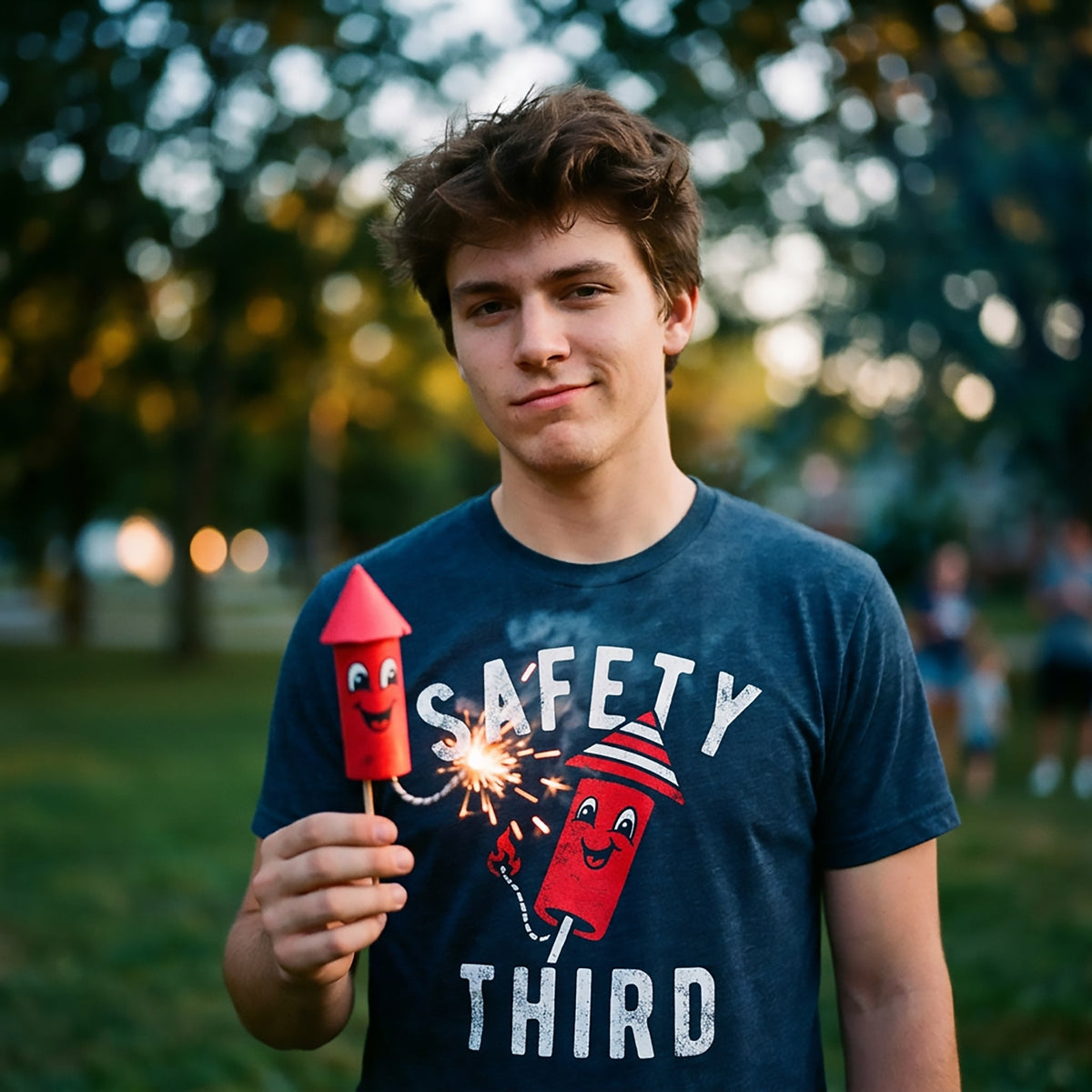 Safety Third Men's T Shirt product image 2