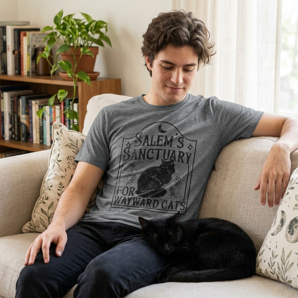 Salems Sanctuary For Wayward Cats Men's T Shirt product image 4