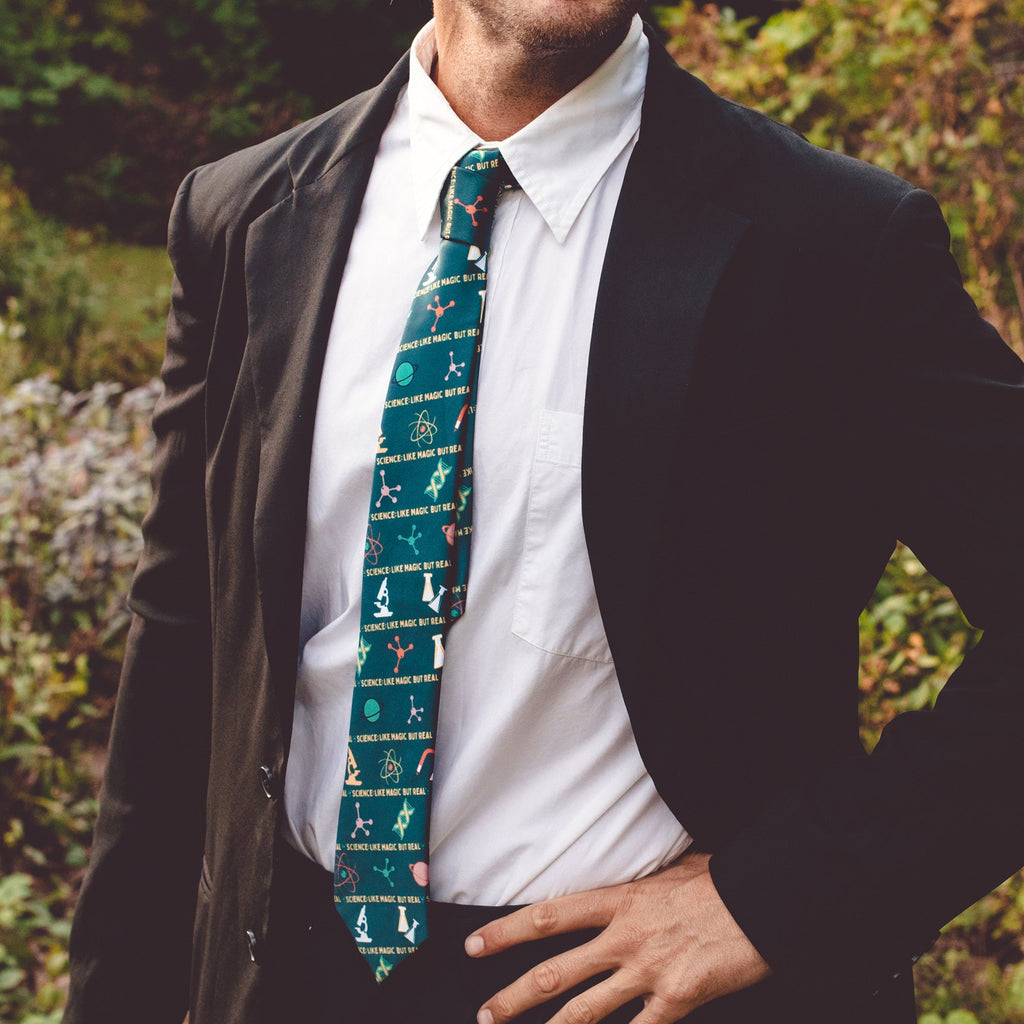 Science Like Magic But Real Tie