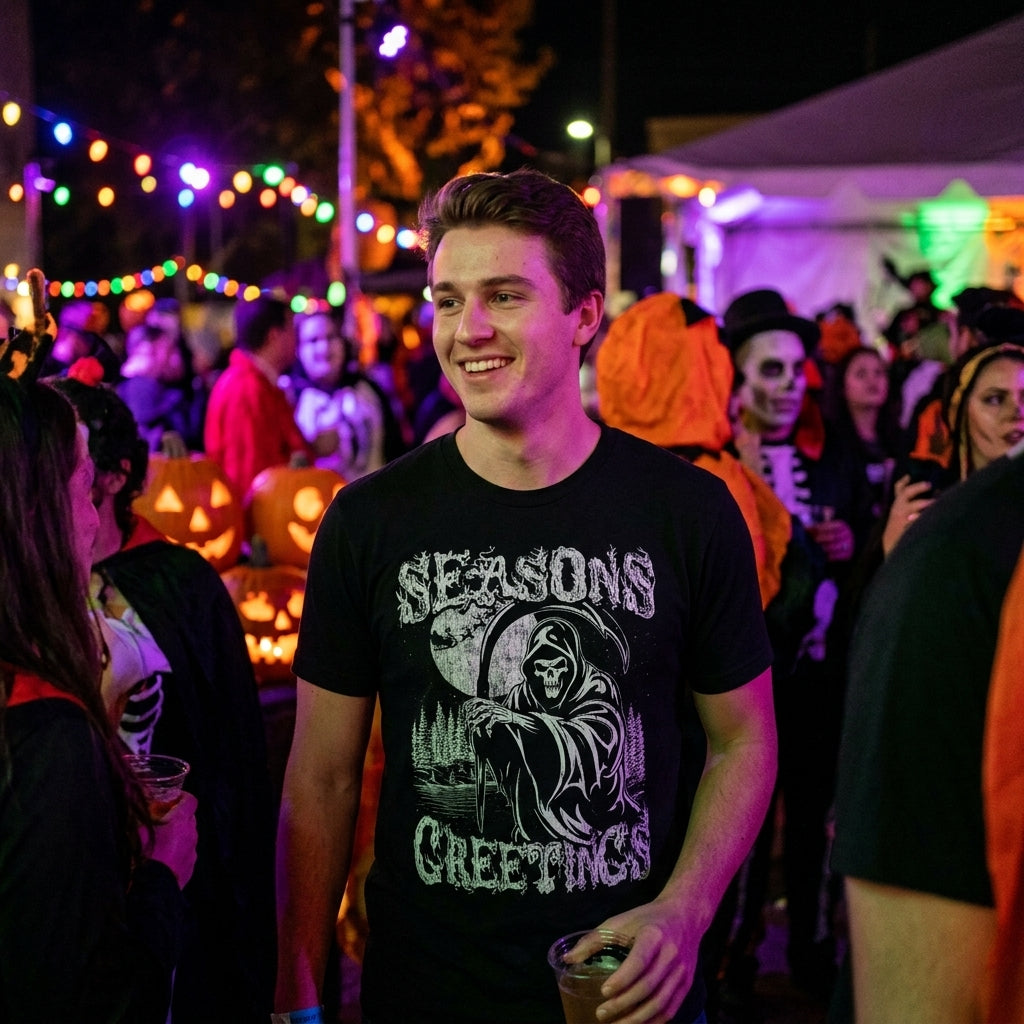 Seasons Greetings Reaper Men's T Shirt product image 2