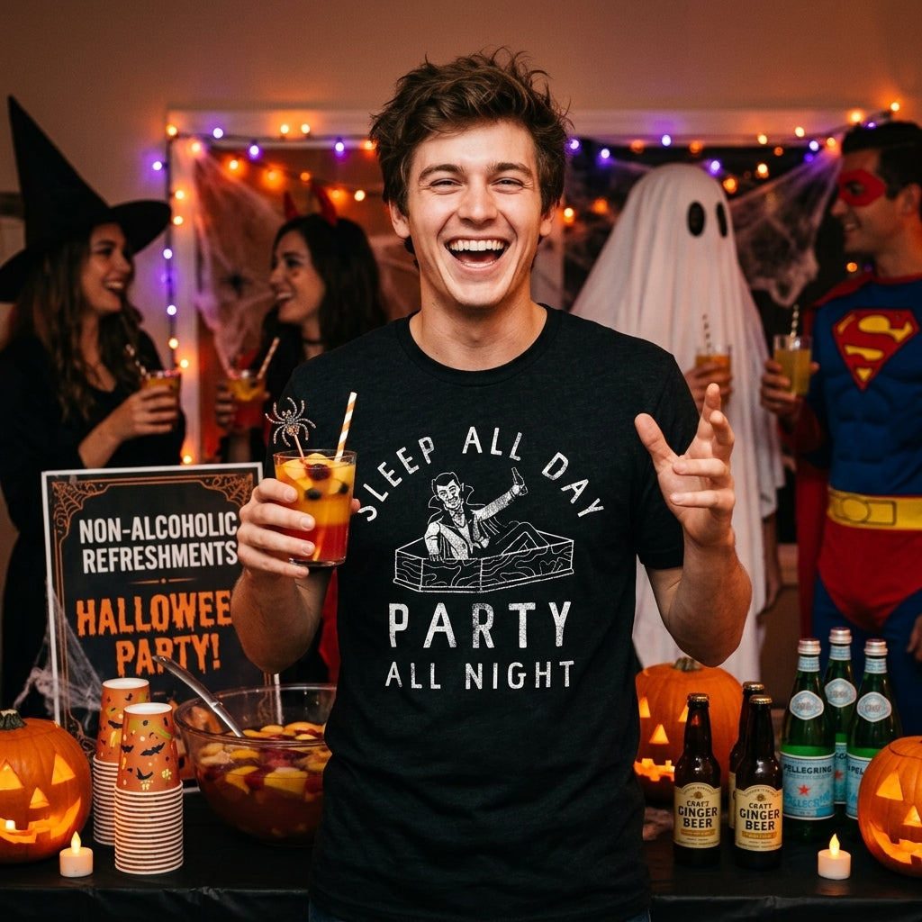 Sleep All Day Party Night Men's T Shirt product image 2