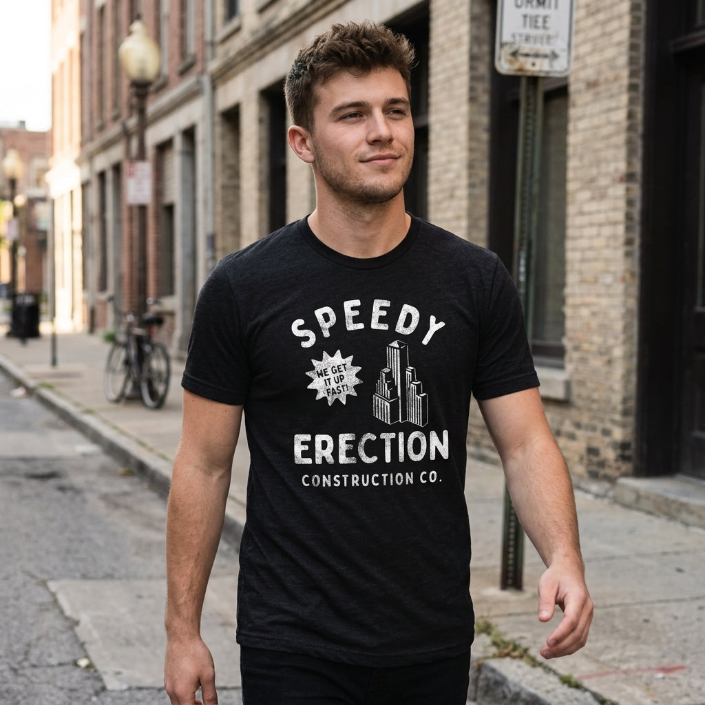 Speedy Erection Construction Co Men's T Shirt product image 2