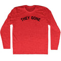 They Gone Men's Tri-Blend Long Sleeve T-shirt product image 1