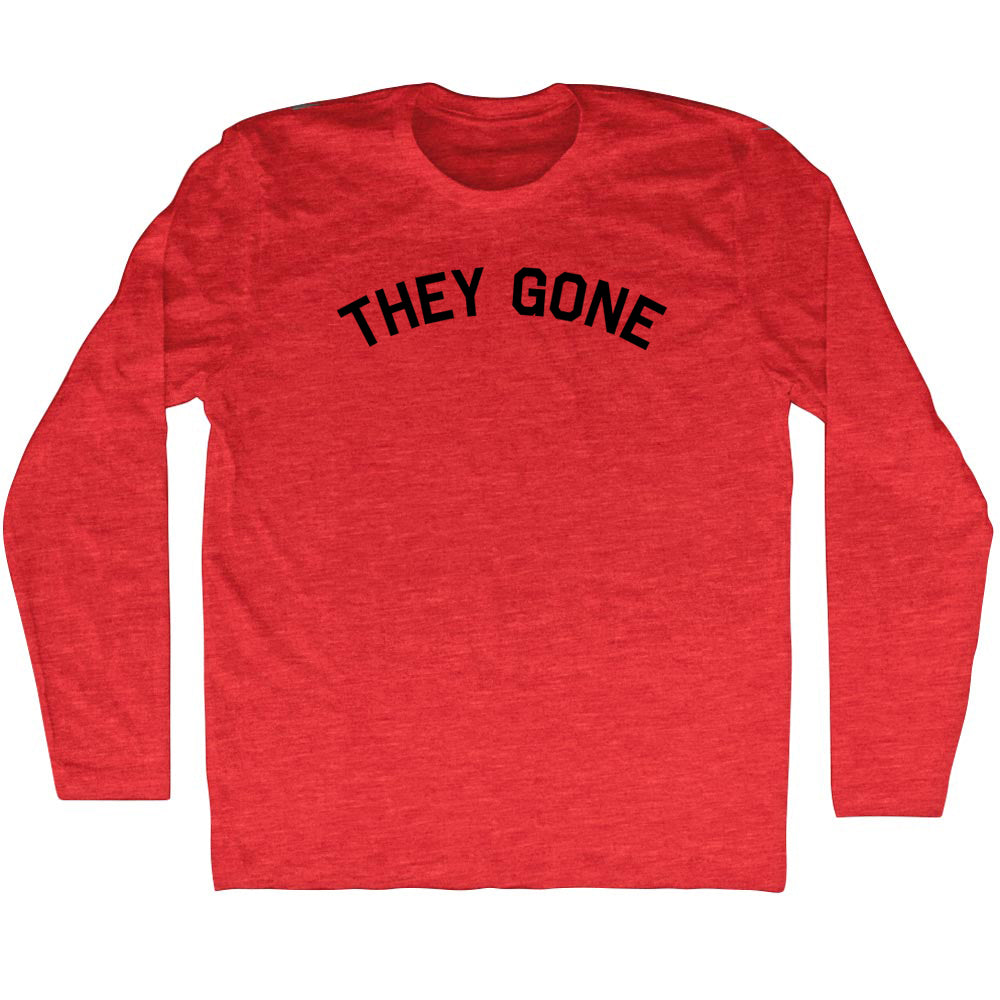 They Gone Men's Tri-Blend Long Sleeve T-shirt product image 1