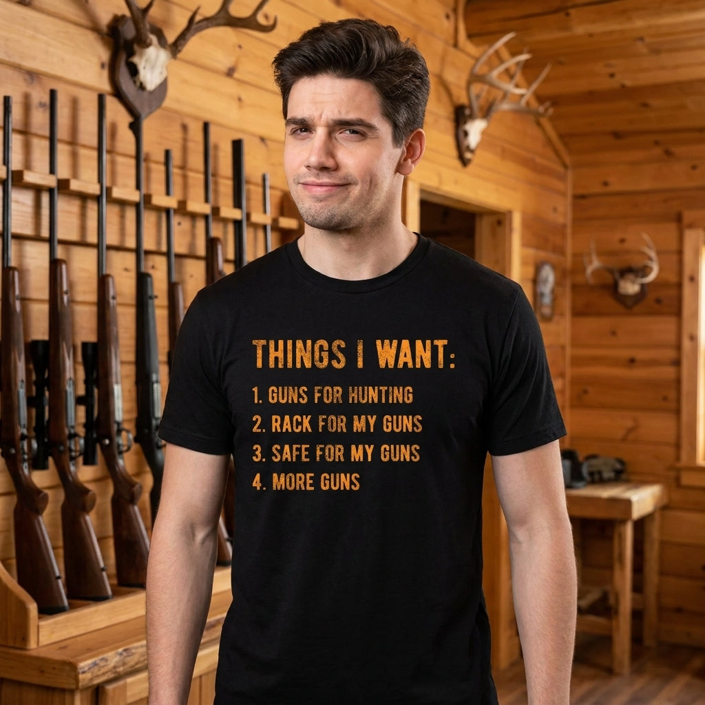 Things I Want Guns Men's T Shirt product image 2