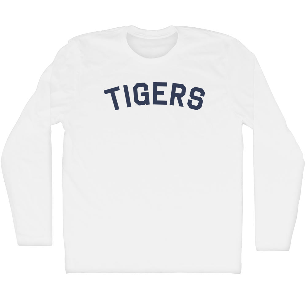 Tigers Men's Cotton Long Sleeve T-shirt product image 1