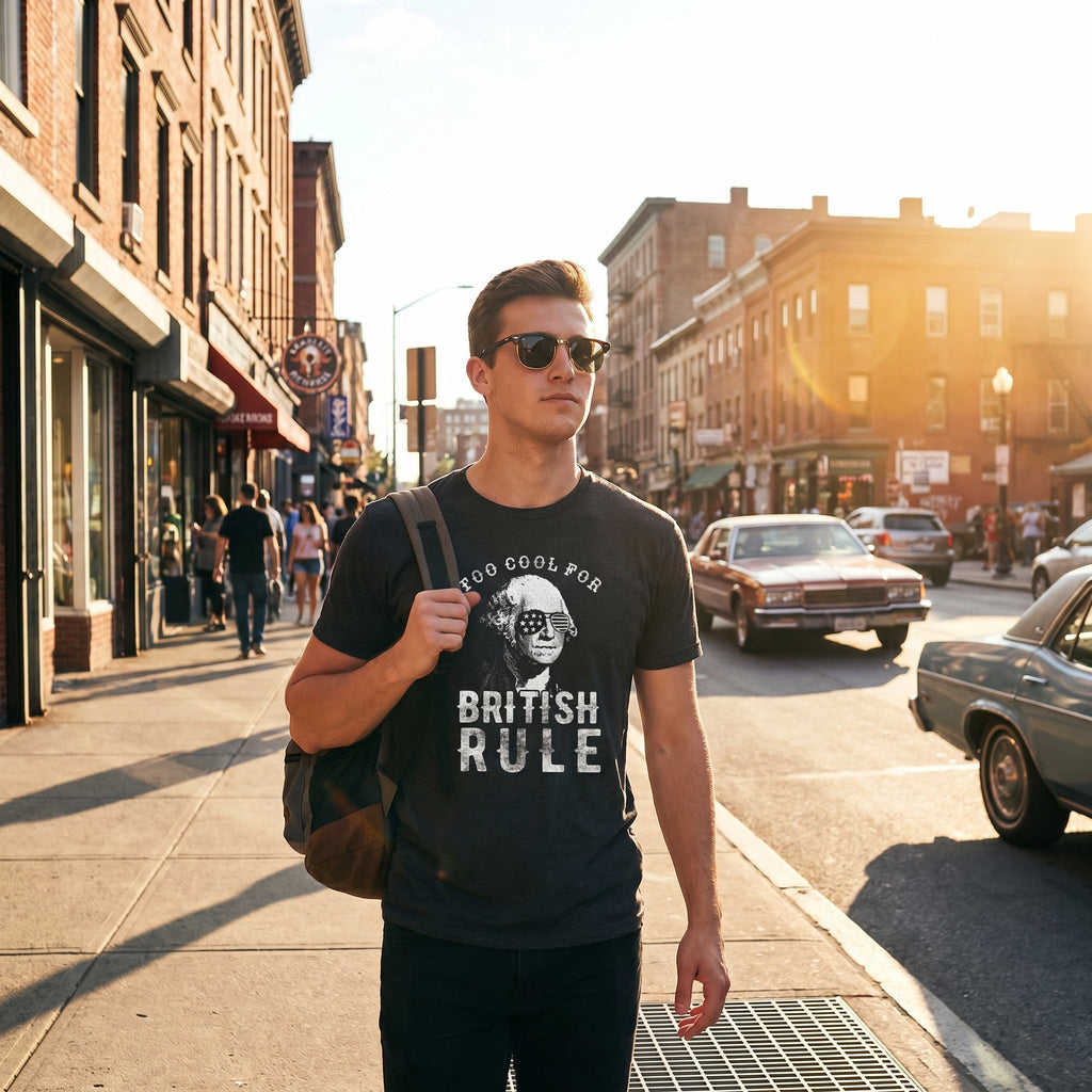 Too Cool For British Rule Men's T Shirt product image 5