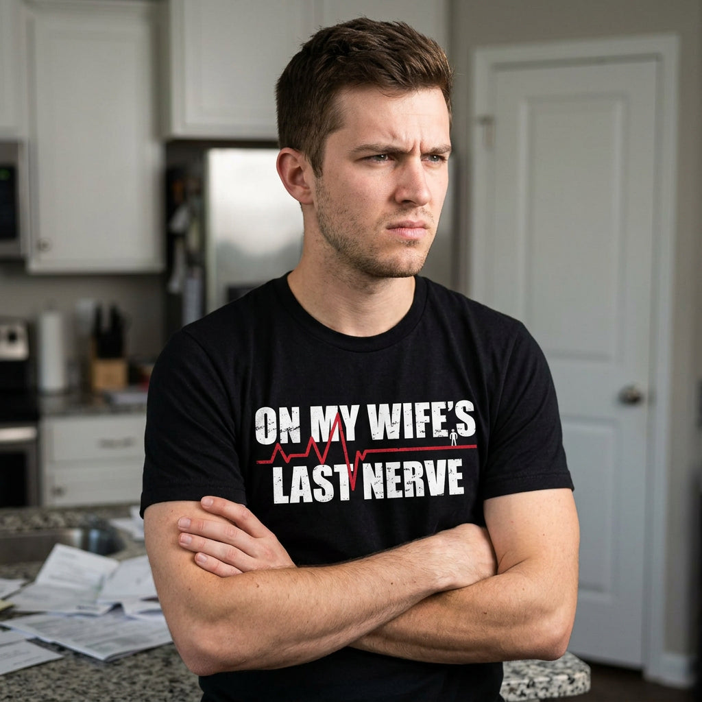 On My Wifes Last Nerve Men's T Shirt product image 2