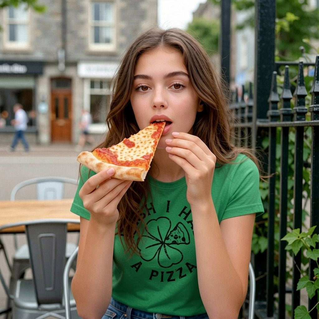 Irish I Had A Pizza Women's T Shirt product image 4
