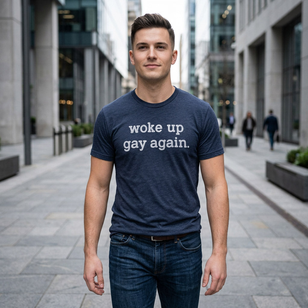 Woke Up Gay Again Men's T Shirt product image 2