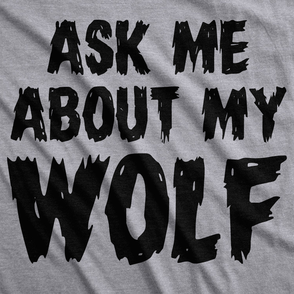 Ask Me About My Wolf Flip Youth T Shirt product image 2