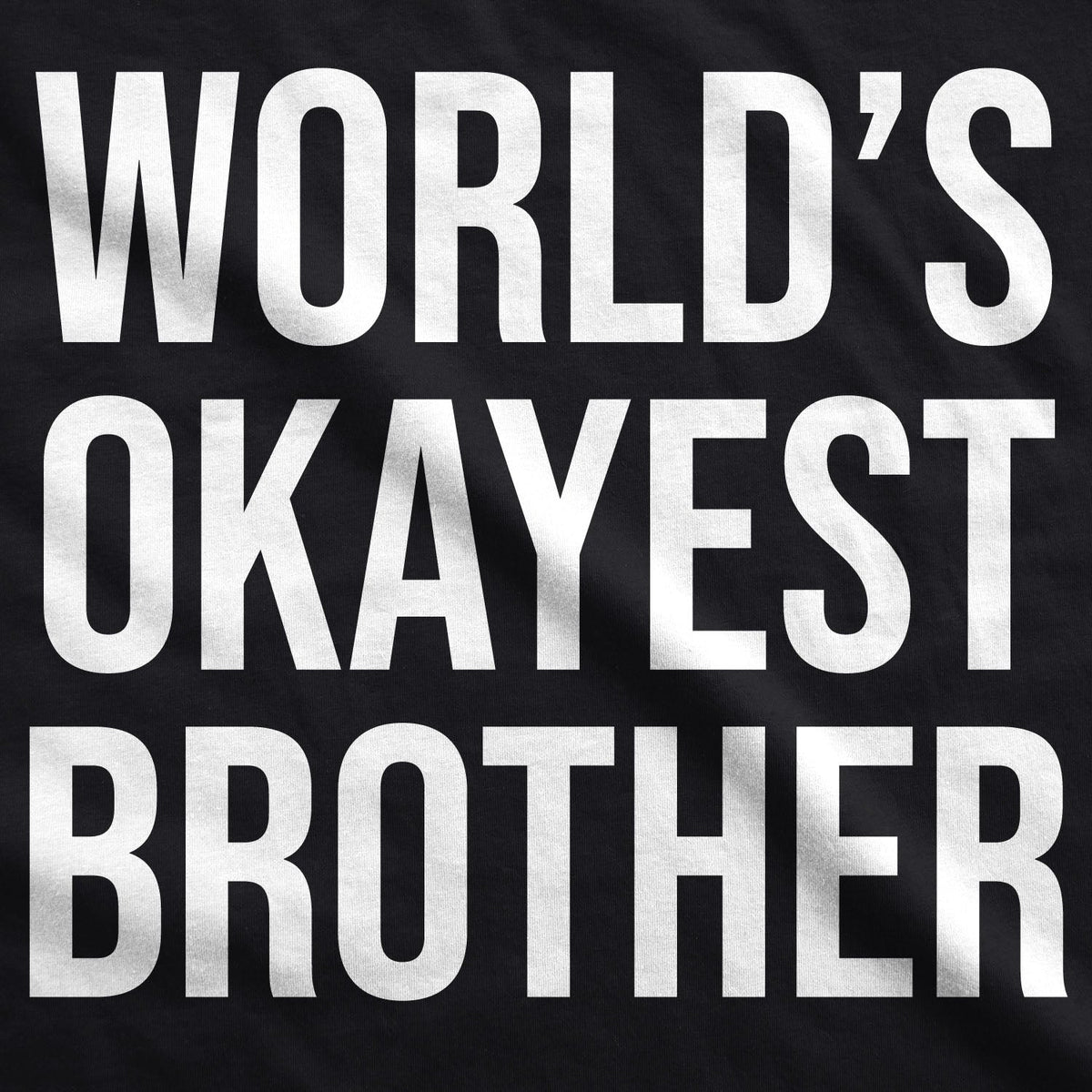 World's Okayest Brother Black Hoodie product image 2