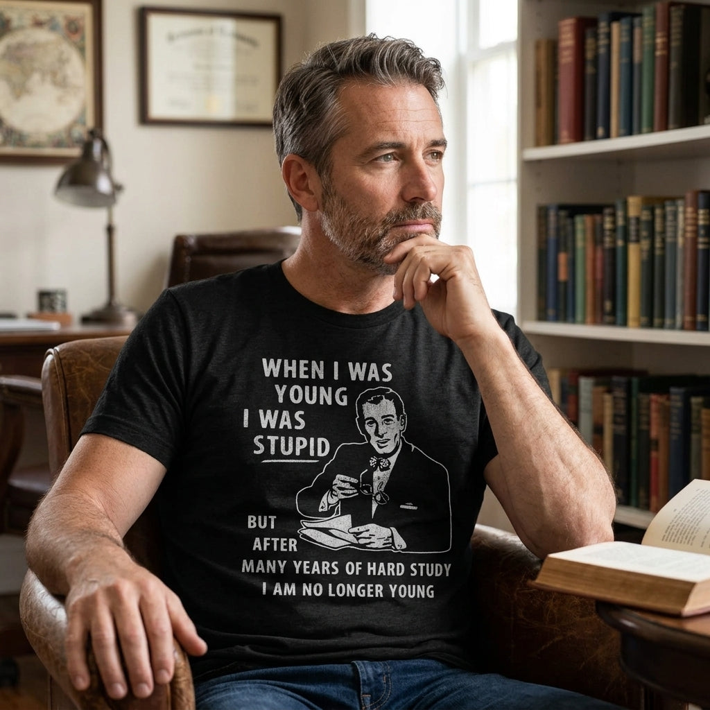 When I Was Young I Stupid Men's T Shirt product image 2